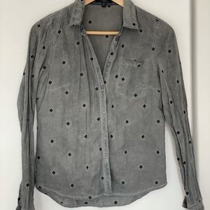 Gray vintage button down by Mavi Jeans, XS